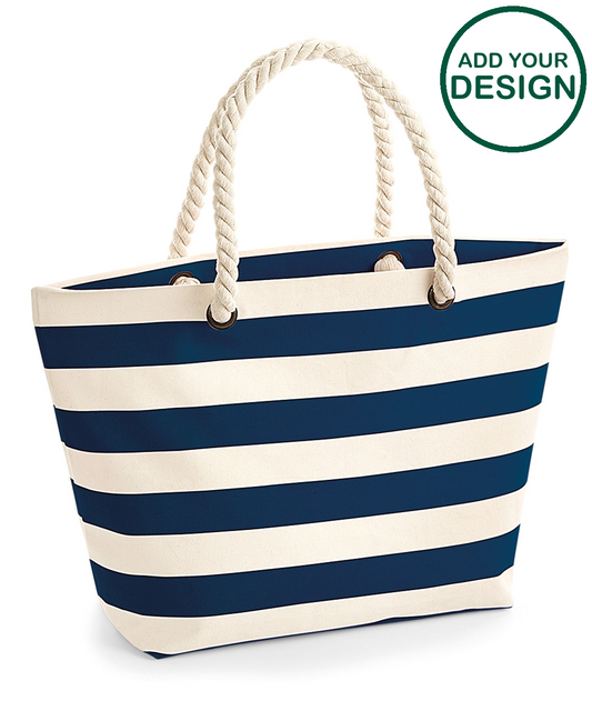 Nautical beach bag