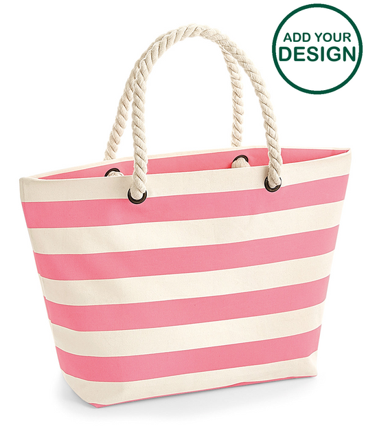 Nautical beach bag