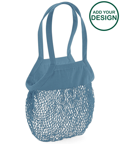 Organic cotton mesh grocery bag