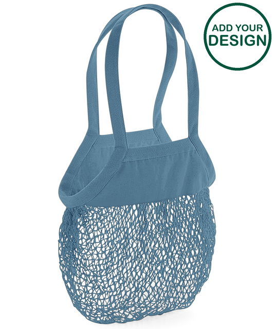 Organic cotton mesh grocery bag