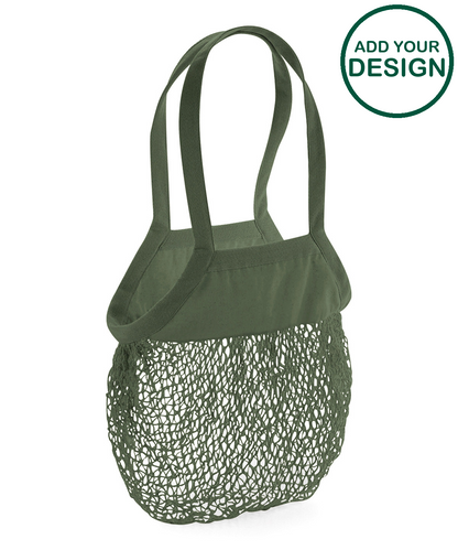 Organic cotton mesh grocery bag