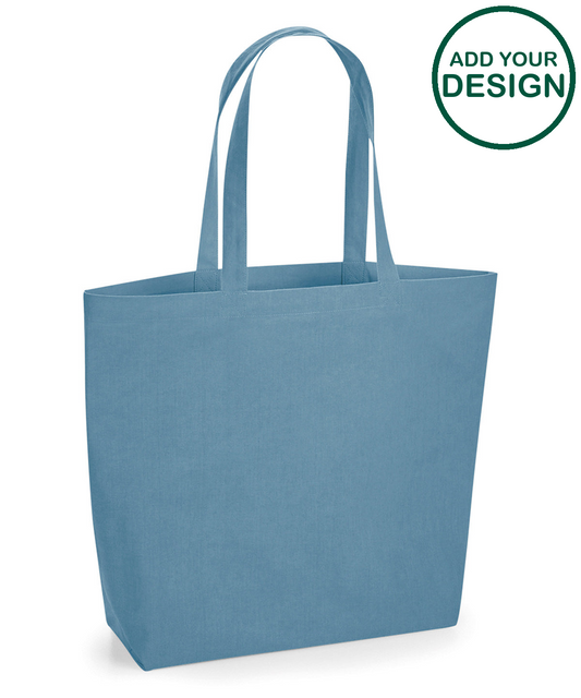 Organic natural dyed maxi bag for life