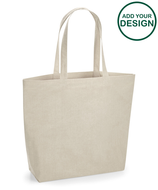 Organic natural dyed maxi bag for life