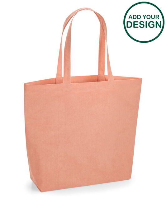 Organic natural dyed maxi bag for life