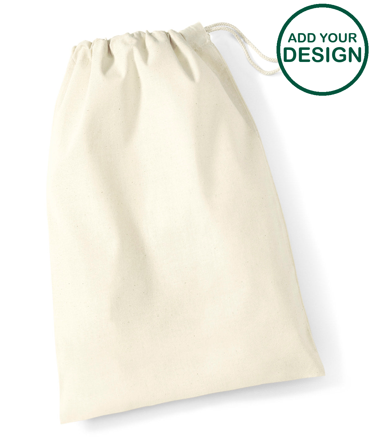 Recycled cotton stuff bag