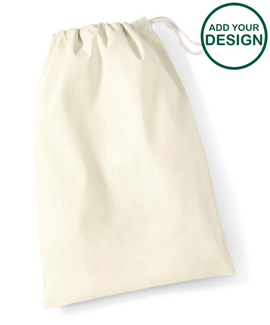 Recycled cotton stuff bag