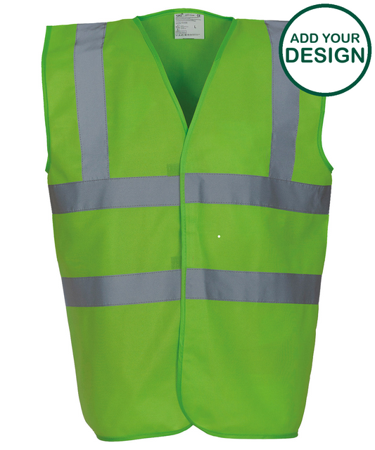 Hi-vis 2-band-and-braces waistcoat (HVW100)