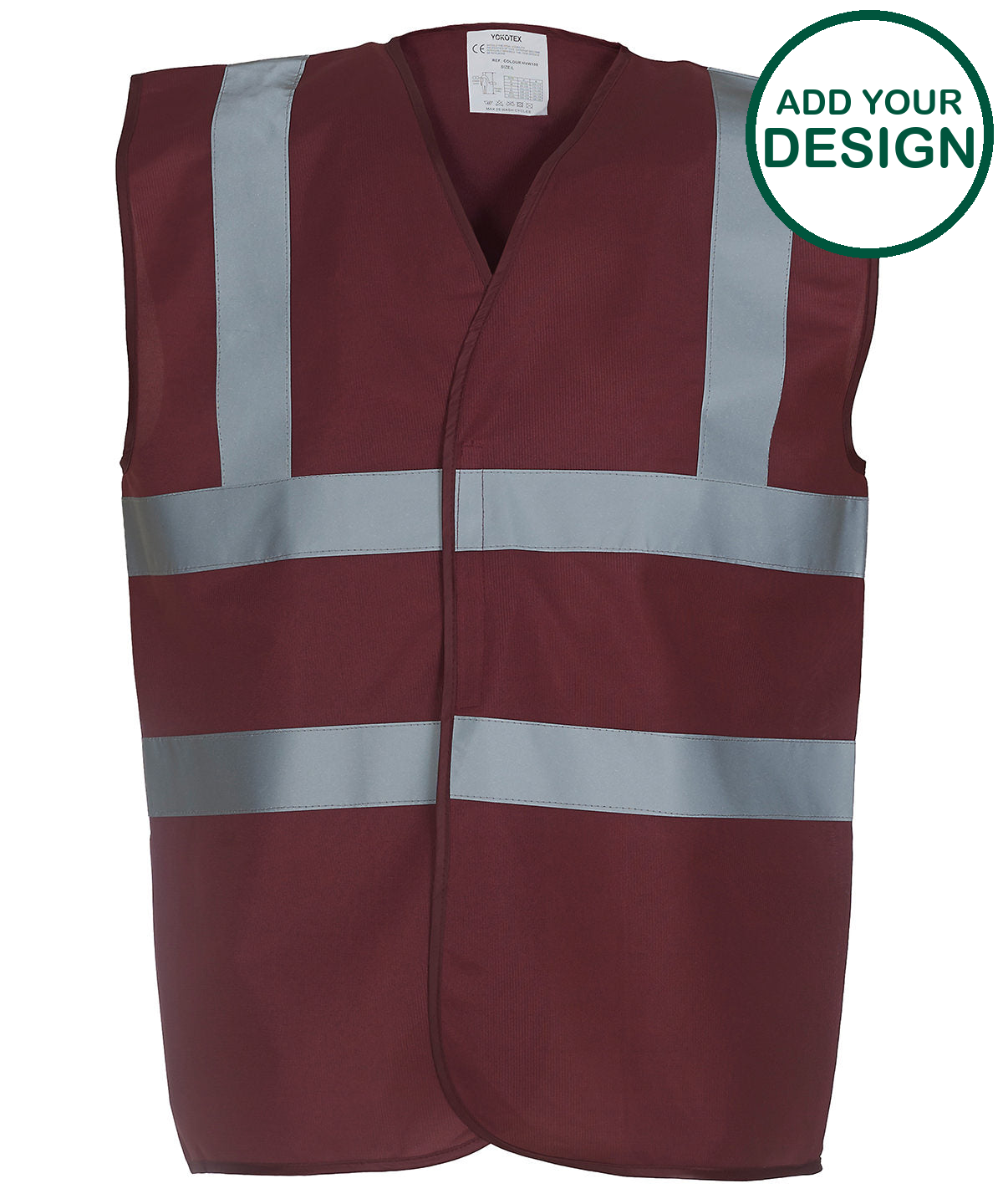 Hi-vis 2-band-and-braces waistcoat (HVW100)