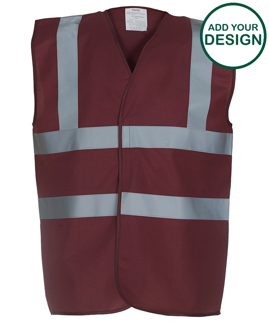 Hi-vis 2-band-and-braces waistcoat (HVW100)