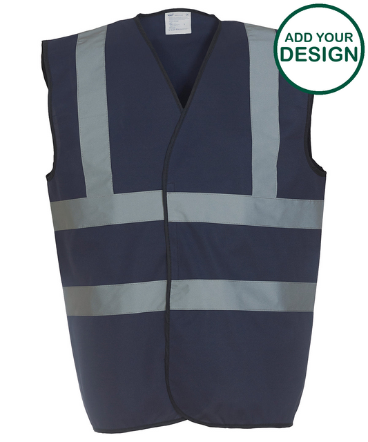Hi-vis 2-band-and-braces waistcoat (HVW100)