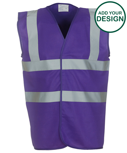 Hi-vis 2-band-and-braces waistcoat (HVW100)