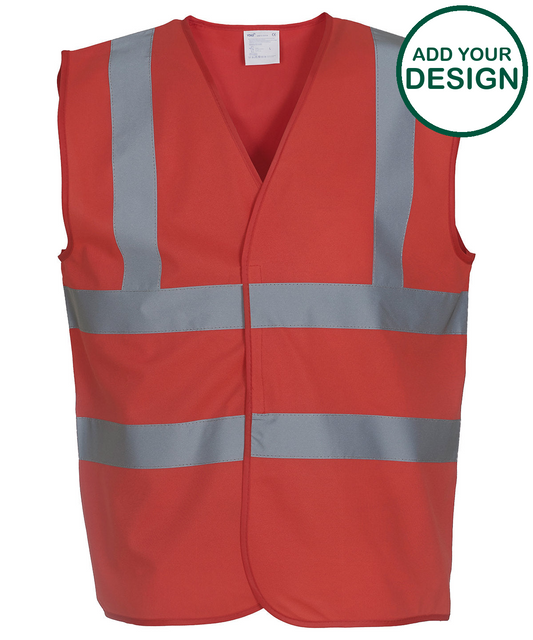 Hi-vis 2-band-and-braces waistcoat (HVW100)