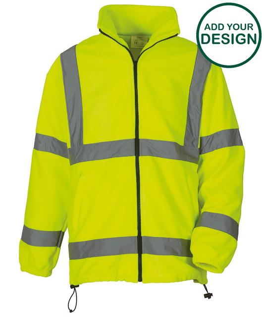 Hi-vis heavyweight fleece jacket (HVK08)