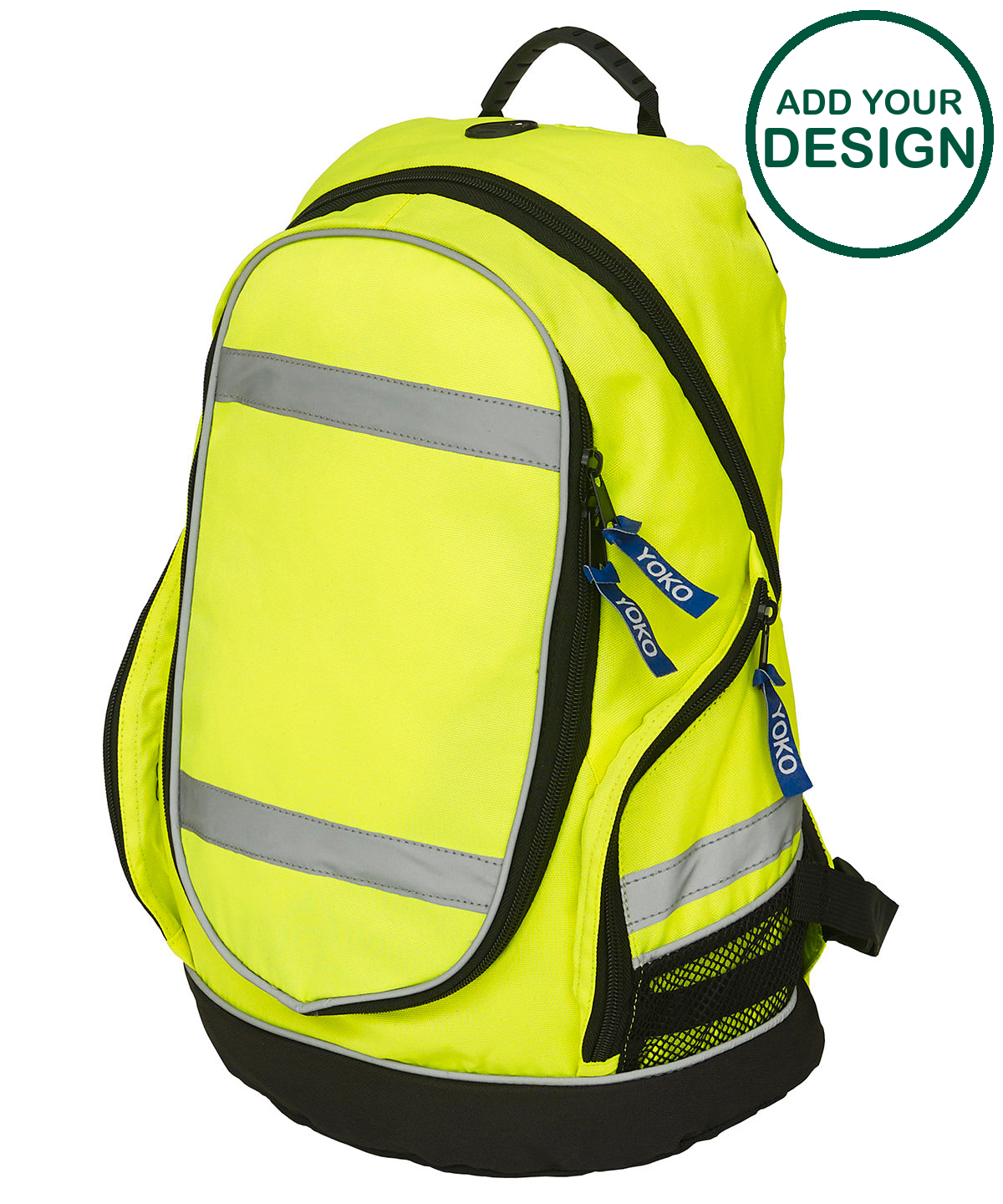 Yoko - Hi-vis London rucksack (YK8001) - Yellow - Add Your Design/Logo ...