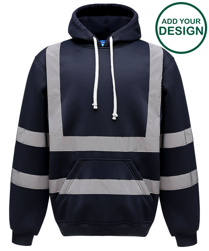 Hi-vis pull-over hoodie (HVK05)