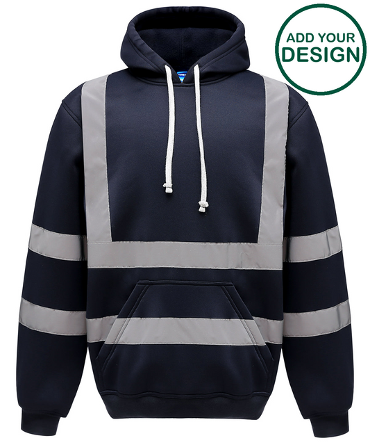 Hi-vis pull-over hoodie (HVK05)