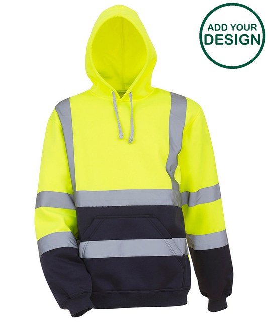 Hi-vis pull-over hoodie (HVK05)