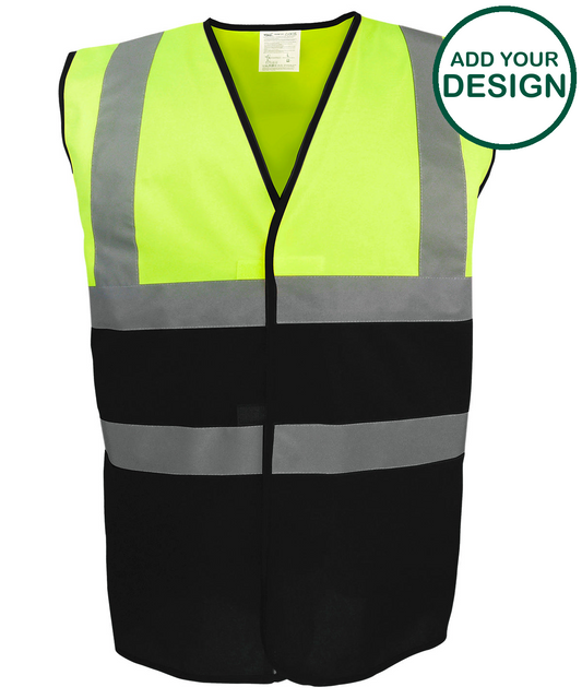 Hi-vis two-tone waistcoat (HVW122)