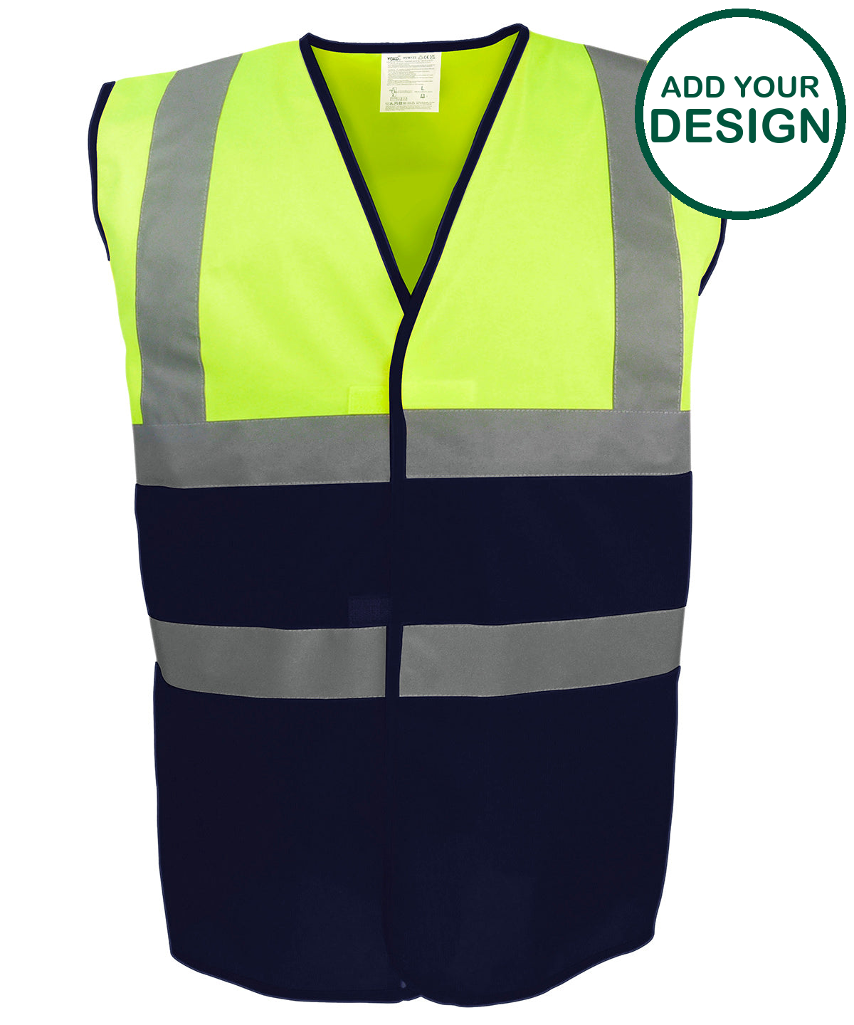 Hi-vis two-tone waistcoat (HVW122)