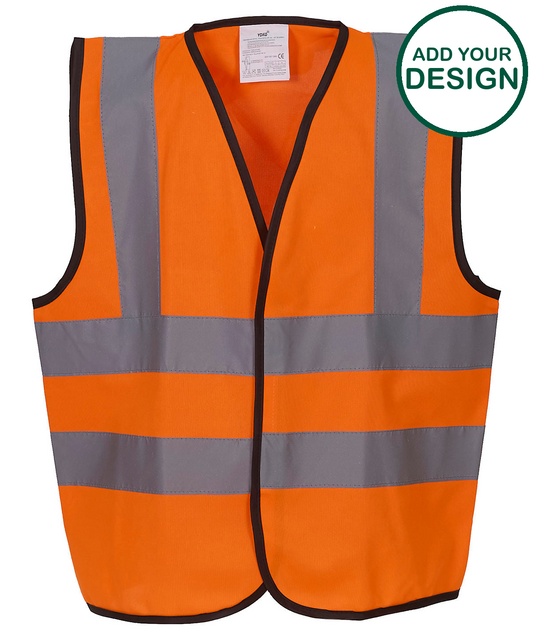 Kids hi-vis 2 b&b waistcoat (HVW100CH)