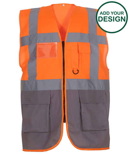Multifunctional executive hi-vis waistcoat (HVW801)