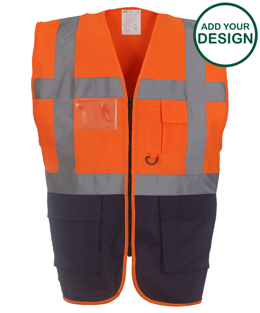 Multifunctional executive hi-vis waistcoat (HVW801)