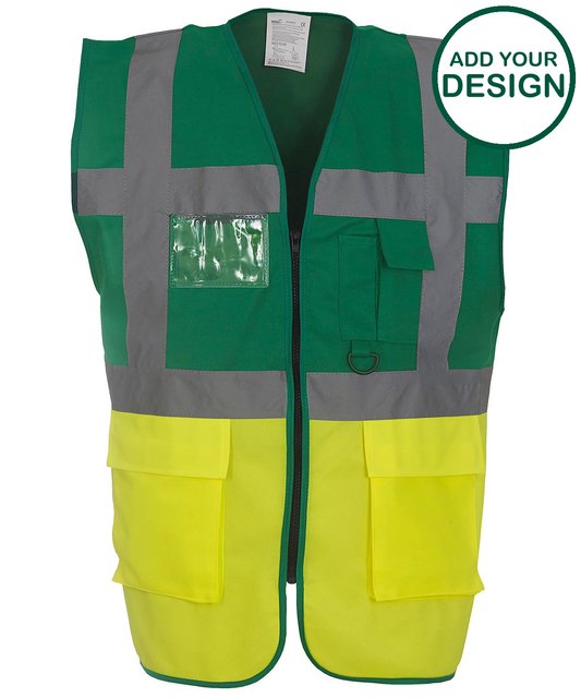 Multifunctional executive hi-vis waistcoat (HVW801)