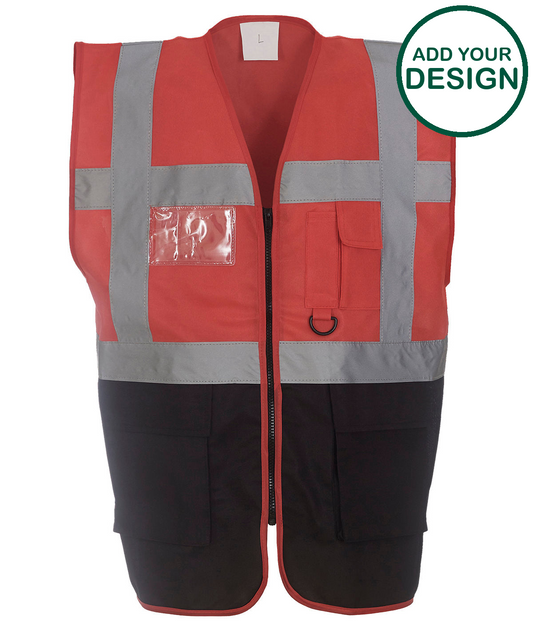 Multifunctional executive hi-vis waistcoat (HVW801)