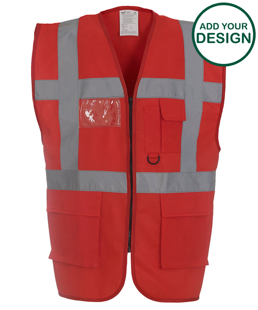 Multifunctional executive hi-vis waistcoat (HVW801)