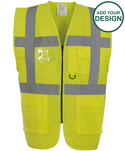 Multifunctional executive hi-vis waistcoat (HVW801)