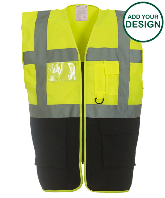 Multifunctional executive hi-vis waistcoat (HVW801)