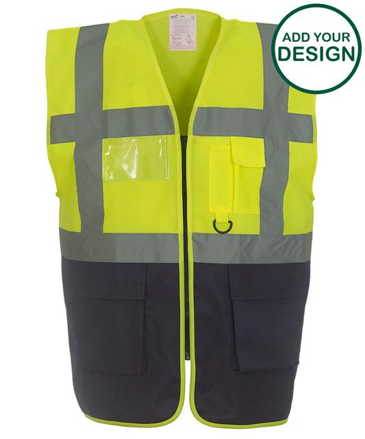 Multifunctional executive hi-vis waistcoat (HVW801)