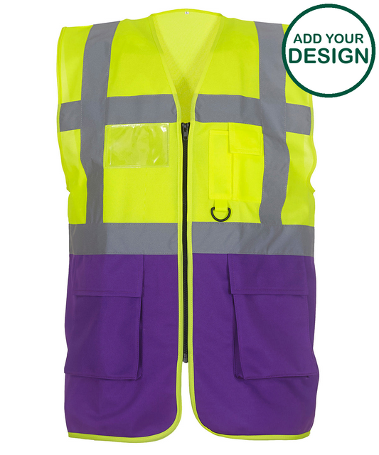Multifunctional executive hi-vis waistcoat (HVW801)