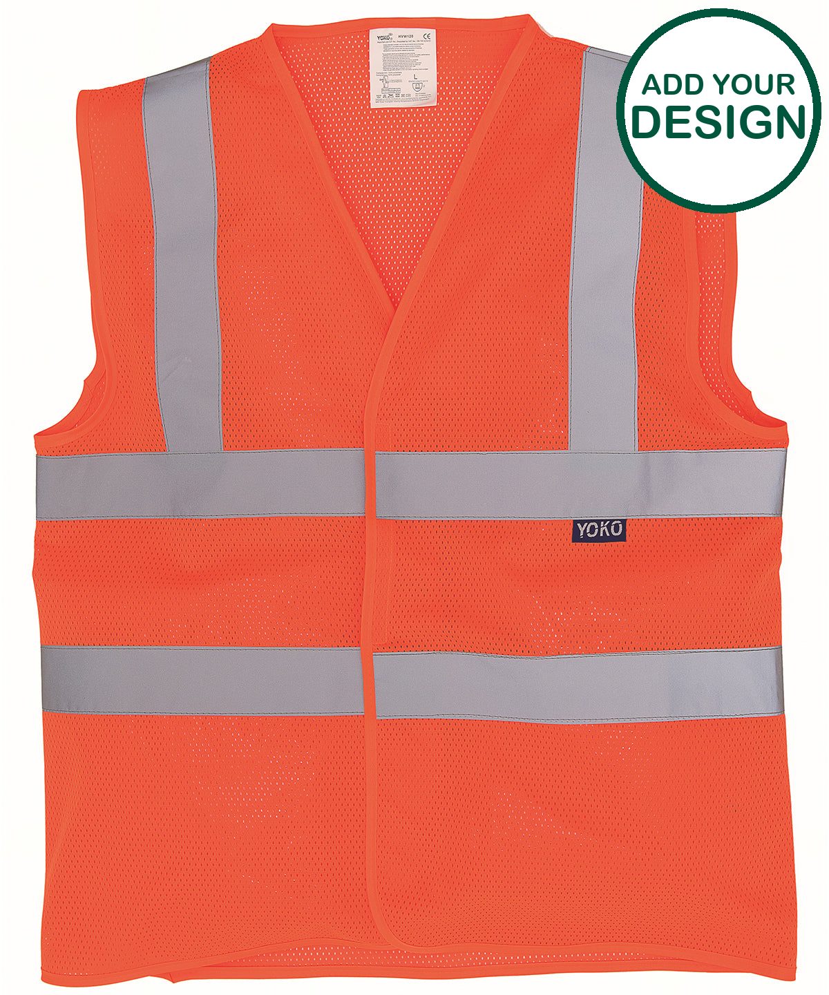 Top cool open mesh 2-band-and-braces waistcoat (HVW120)