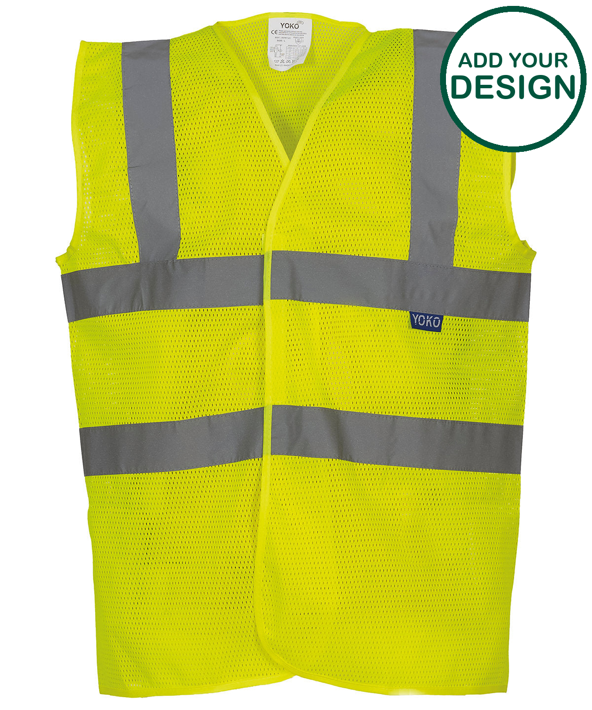 Top cool open mesh 2-band-and-braces waistcoat (HVW120)