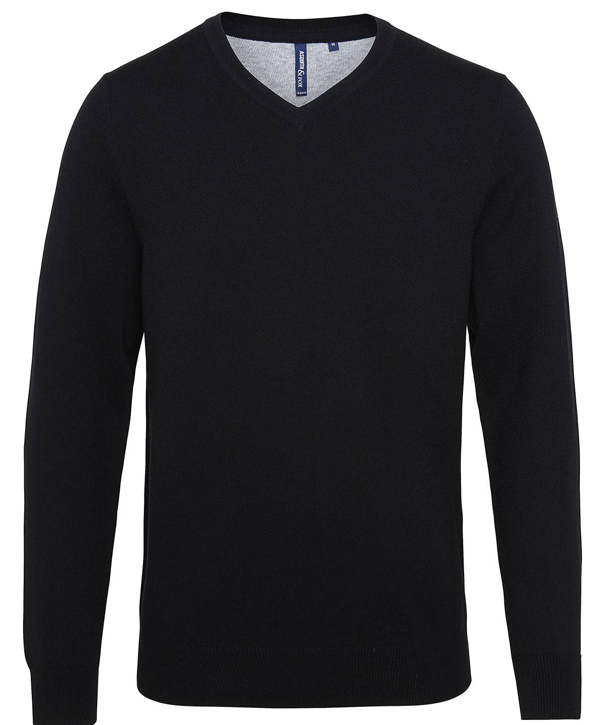 Men's cotton blend v-neck sweater