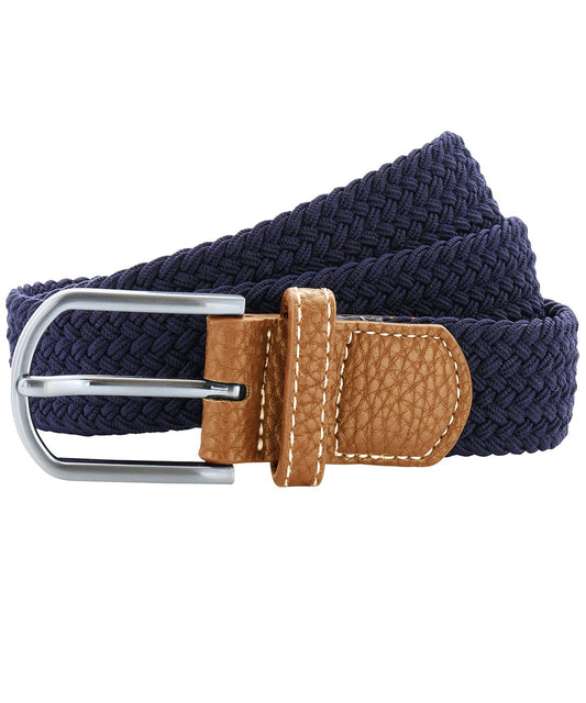 Braid stretch belt