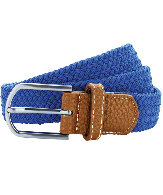 Braid stretch belt