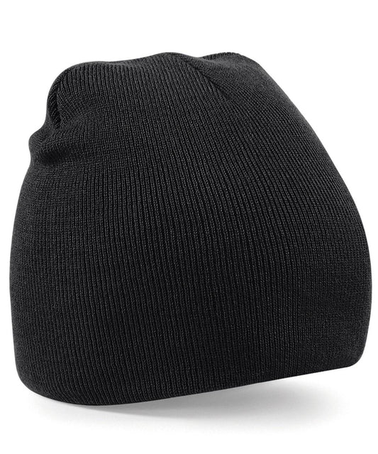 Two-tone pull-on beanie