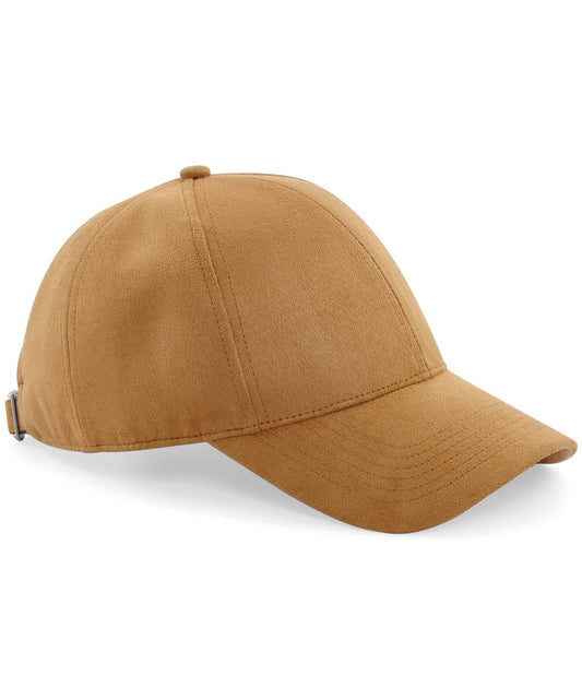 Faux suede 6-panel cap