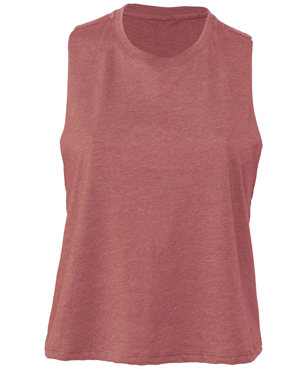 Women's racerback cropped tank