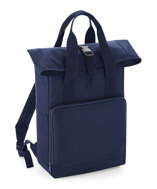 Twin handle roll-top backpack