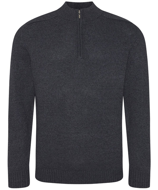 Wakhan ¼ regen zip knit sweater