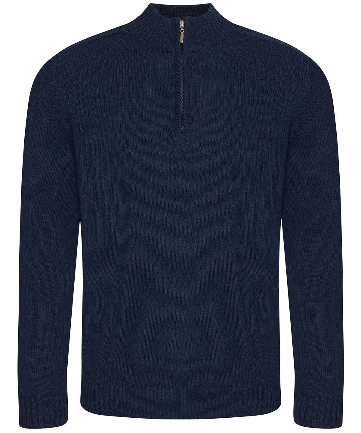 Wakhan ¼ regen zip knit sweater