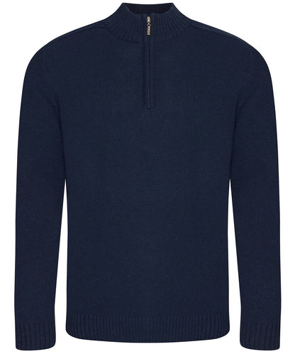Wakhan ¼ regen zip knit sweater