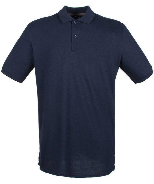 Micro-fine piqué polo shirt