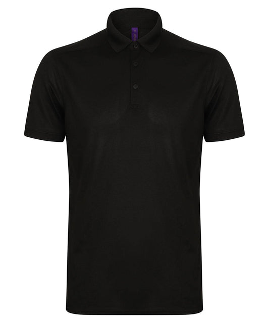 Stretch polo shirt with wicking finish (slim fit)