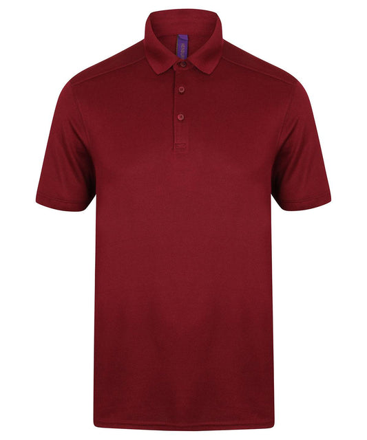 Stretch polo shirt with wicking finish (slim fit)