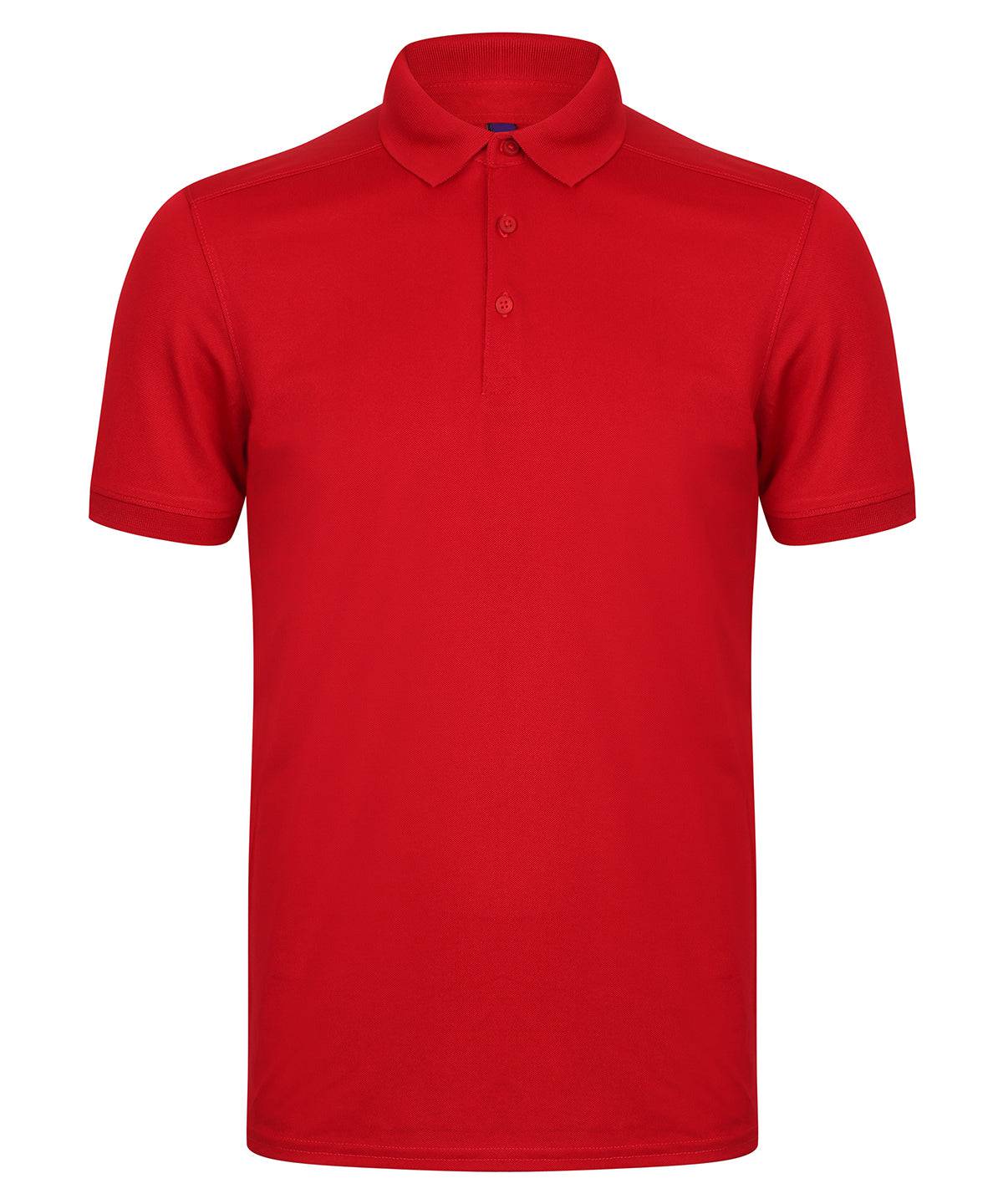 Stretch polo shirt with wicking finish (slim fit)