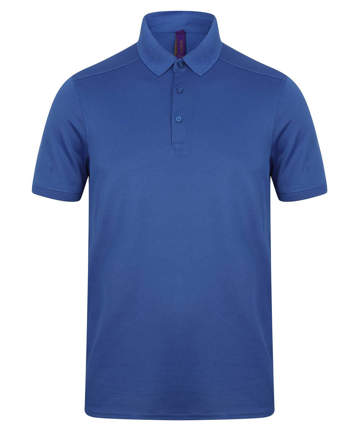 Stretch polo shirt with wicking finish (slim fit)